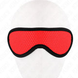 KINK - SCHUPPENTEXTURBANDAGE MIT ROT ABGEDECKTEM RAND 20 x 7 CM - Vanelion Paradise