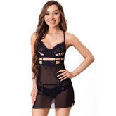 LIVCO CORSETTI FASHION - MAIA 20247 BABYDOLL + TANGA SCHWARZ S/M - Vanelion Paradise