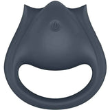 SATISFYER - PERFECT PAIR 2 MULTIVIBRATOR 2 IN 1 PENISRING UND FINGERSTIMULATOR GRAU - Vanelion Paradise