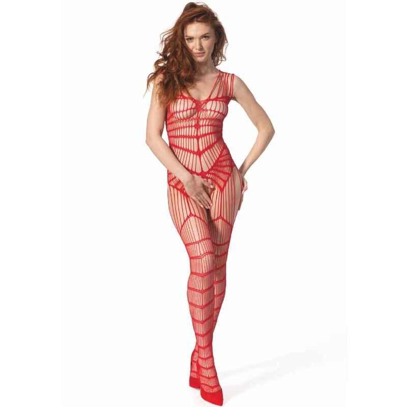 PASSION - BS 102 BODYSTOCKING ROT EINE GRÖSSE - Vanelion Paradise