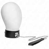 KINK - HALSKETTE MIT GÜRTEL 65 CM MIT BREITEM SCHWARZEN RIEMEN VERSTELLBAR 33,5-41 CM X 5 CM - Vanelion Paradise