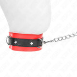 KINK - HALSBAND MIT GÜRTEL 65 CM MIT RIEMEN ROT 54 X 4,5 CM - Vanelion Paradise