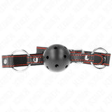 KINK - HOHLHARTER SCHWARZER BALLKNEBEL MODELL 2 65 x 2,5 CM - Vanelion Paradise