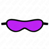 KINK - SCHUPPENTEXTURBANDAGE MIT VIOLETT ÜBERZOGENEM RAND 20 x 7 CM - Vanelion Paradise