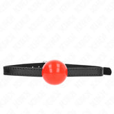 KINK - ROTER EINZELNER FESTER BALL 4 CM GAG 65 x 1,5 CM - Vanelion Paradise