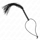 KINK - MINI SILIKONPEITSCHE MIT 6 SCHWARZEN PERLEN 26 CM - Vanelion Paradise