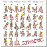 DIABLO PICANTE - KAMASUTRA-KLAENDER MAGNET - Vanelion Paradise