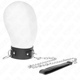 KINK - HALSKETTE MIT LEINE 65 CM 3 RING MODELL 2 VERSTELLBAR 36-43 CM X 5 CM - Vanelion Paradise