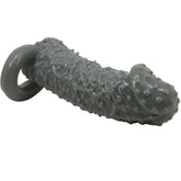 PRETTY LOVE - REALISTISCHER PENISVERGRÖSSERER UND VERZÖGERUNGSHÜLSE MODELL 2 GRAU - Vanelion Paradise