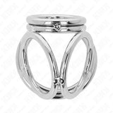 KINK - DREIFACH CHROM METALL PENISRING 3,8 CM BIS 5 CM MODELL 1 - Vanelion Paradise
