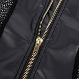 SUBBLIME - 954451 SEXY MESH KLEID LEDER SCHWARZ L/XL - Vanelion Paradise