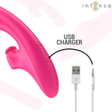 INTENSE - EMI VIBRATOR 13,5 CM MULTIFUNKTION 3 IN 1 10 VIBRATIONEN ROSA - Vanelion Paradise