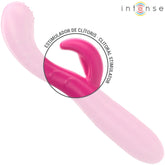 INTENSE - AMARA VIBRATOR MIT STIMULIERENDER ZUNGE 10 VIBRATIONEN ROSA - Vanelion Paradise
