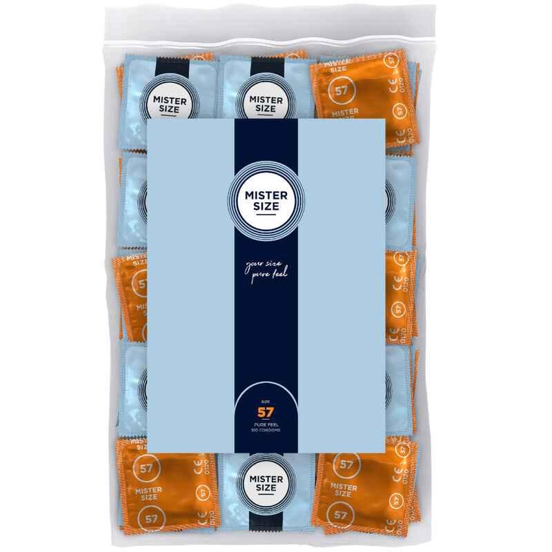 MISTER SIZE - KONDOMGRÖSSE L 57 MM (100 EINHEITEN) - Vanelion Paradise