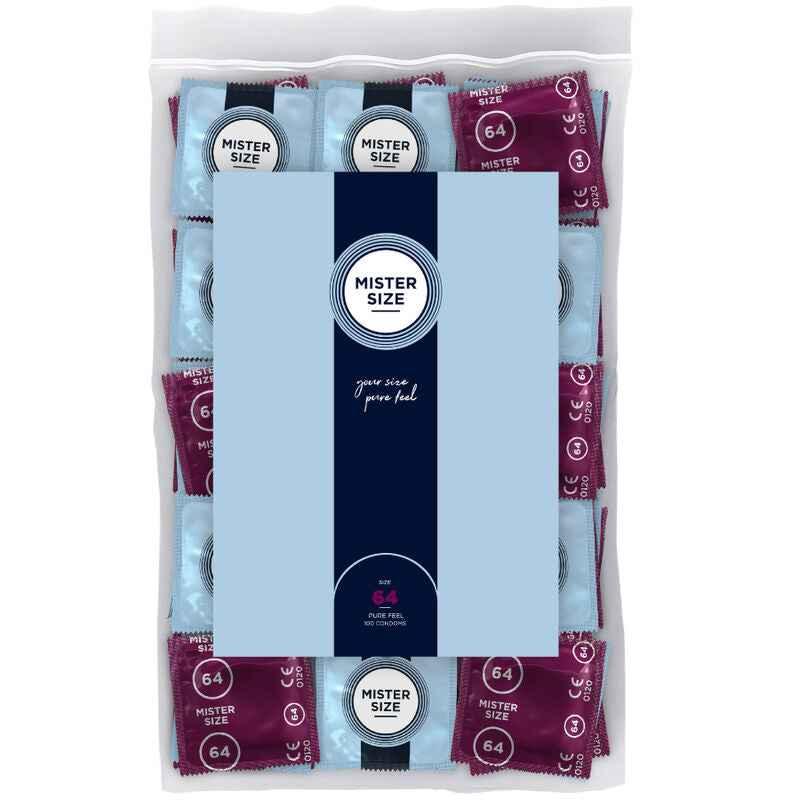MISTER SIZE - KONDOME GRÖSSE XXL 64 MM (100 EINHEITEN) - Vanelion Paradise