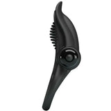 PRETTY LOVE - DOPPELTER VIBRATIONSRING + KLITORISSTIMULATOR 10 VIBRATIONEN SCHWARZ - Vanelion Paradise