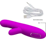 PRETTY LOVE - ANGELIQUE MULTIFUNKTIONSVIBRATOR + KLITORISSTIMULATOR LILA - Vanelion Paradise