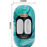 PRETTY LOVE - HOT WAVE MÄNNLICHER MASTURBATOR AUS SILIKON, WEISS - Vanelion Paradise