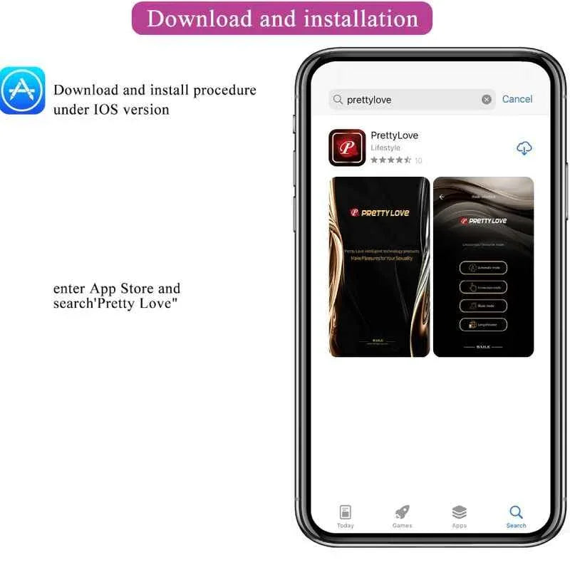 PRETTY LOVE - FRANZ MASSAGER UND VIBRATOR KOSTENLOSE APP LILA - Vanelion Paradise