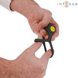 INTENSE - ALEX VIBRATOR DOPPEL-PENISRING 10 VIBRATIONEN SCHWARZ - Vanelion Paradise