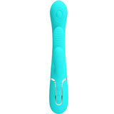 PRETTY LOVE - SHANIA TRIPLE RABBIT MULTIFUNKTIONSVIBRATOR 3 IN 1 BLAU - Vanelion Paradise