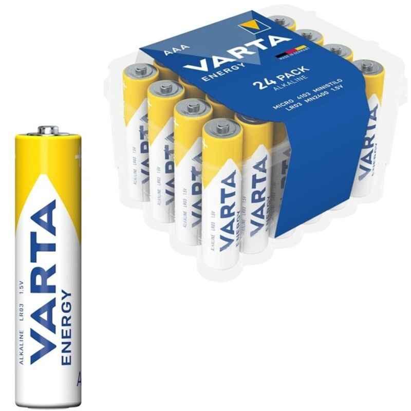 VARTA - ENERGY ALKALINE BATTERIE AAA LR03 PACK*24 BATTERIEN - Vanelion Paradise