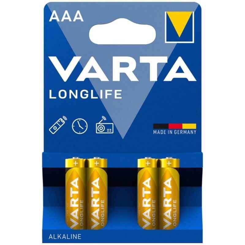 VARTA - LANGLEBIGE ALKALINE-BATTERIE AAA LR03 BLISTER*4 - Vanelion Paradise