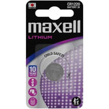 MAXELL - LITHIUM-KNOPFBATTERIE CR1220 3V BLISTER*1 - Vanelion Paradise