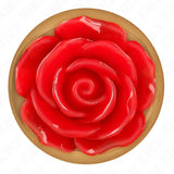 KINK - ROSA GOLDENER ANALSTECKER MIT ROTER ROSE M - Vanelion Paradise