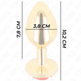 KINK - PLUG ANAL GOLD ROSE ROT GRÖSSE L - Vanelion Paradise