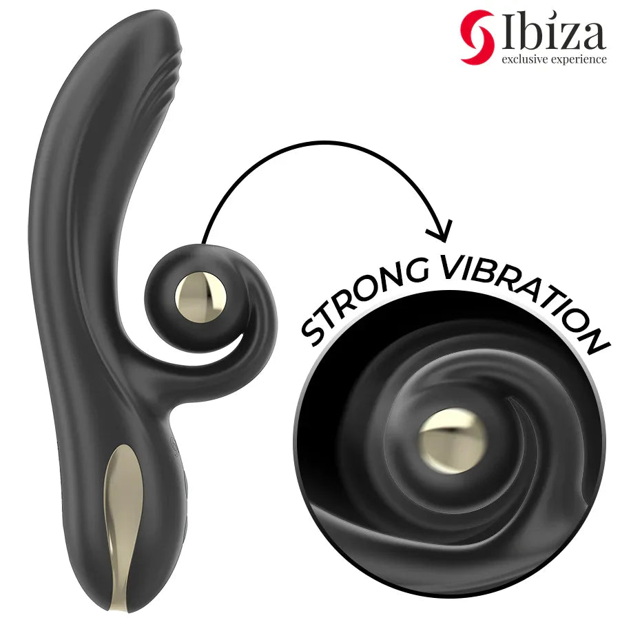 IBIZA - TWISTER VIBRATOR MIT KURVENSTIMULATOR UND VIBRO-ROTATION - Vanelion Paradise
