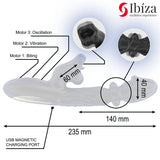 IBIZA - VIBRATOR UND KLITORIS-STIMULATOR MIT BEISS- UND ROTATIONSEFFEKT - Vanelion Paradise