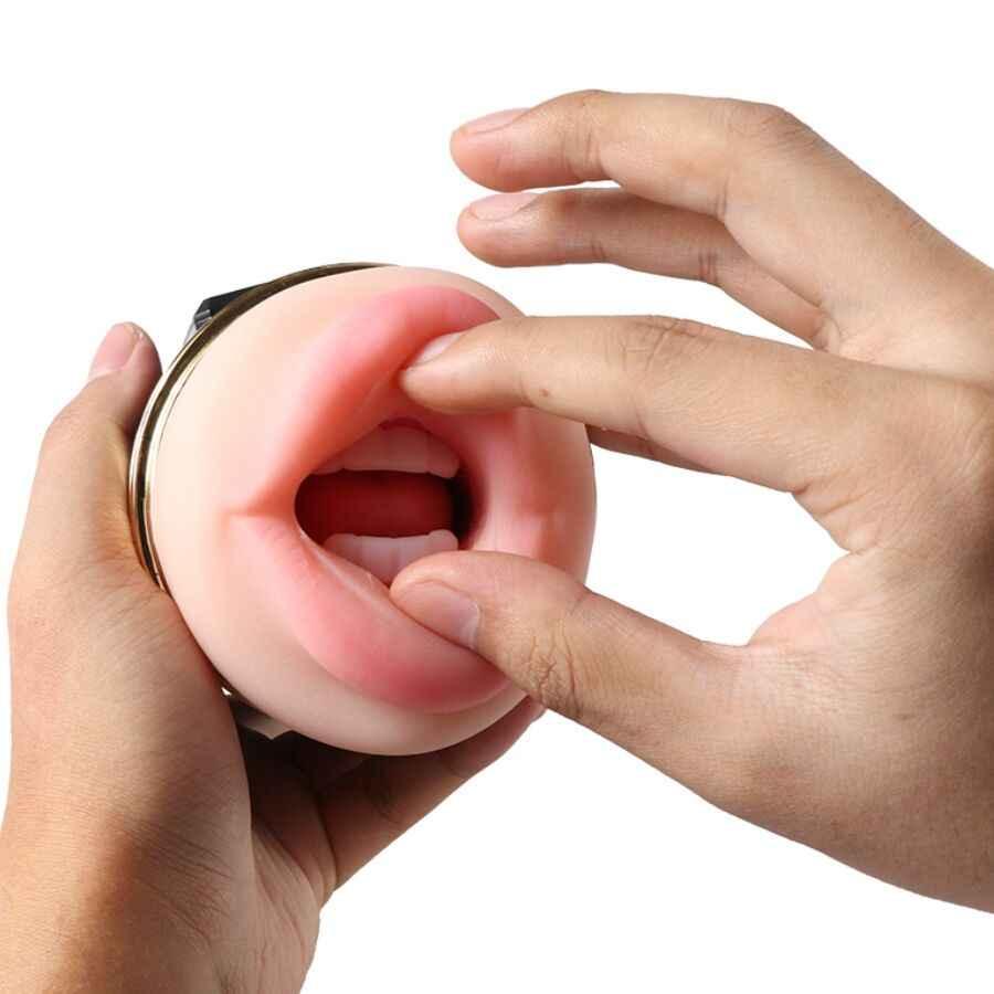 SHEQU - KAY DOPPELMASTURBATOR MIT DOPPELTER MUND- UND VAGINAVIBRATION - Vanelion Paradise