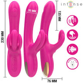 INTENSE - BRITNEY MULTIFUNKTIONS-RABBIT-VIBRATOR 23 CM ROSA - Vanelion Paradise