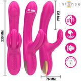 INTENSE - BRITNEY MULTIFUNKTIONS-RABBIT-VIBRATOR 23 CM ROSA - Vanelion Paradise