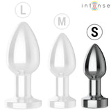 INTENSE - ANAL PLUG 10 VIBRATIONEN METALL MIT FERNBEDIENUNG S - Vanelion Paradise