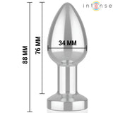 INTENSE - ANAL PLUG 10 VIBRATIONEN METALL MIT FERNBEDIENUNG M - Vanelion Paradise
