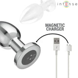 INTENSE - ANAL PLUG 10 VIBRATIONEN METALL MIT FERNBEDIENUNG L - Vanelion Paradise
