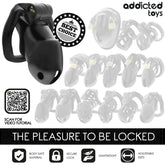 ADDICTED TOYS LOCKED - MINDNIGHT CELL PENISKÄFIG 4.2 CM GRÖSSE M - Vanelion Paradise