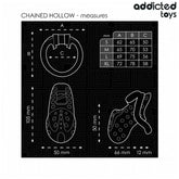 ADDICTED TOYS LOCKED - ANGEKETTETER HOHLPENISKÄFIG 10,5 CM - Vanelion Paradise