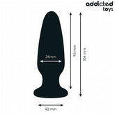 ADDICTED TOYS - ANAL PLUG MIT JUWEL GRÖSSE M 10,4 CM - Vanelion Paradise