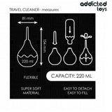 ADDICTED TOYS - REISE-ANALREINIGER GRÖSSE L 220 ML - Vanelion Paradise