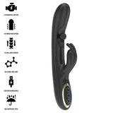 IBIZA - LEISTUNGSSTARKER RABBIT-VIBRATOR MIT MASSAGE-ROLLENPERLE - Vanelion Paradise