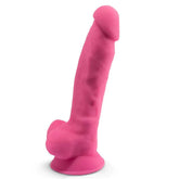 SILEXD - MODELL 1 REALISTISCHER PENIS PREMIUM-SILIKON SILEXPAN FLUORESZIERENDES ROSA 17,5 CM - Vanelion Paradise