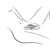 ROCKS-OFF - GLO-GIRL LILA RABBIT VIBRATOR - Vanelion Paradise