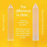 SKINS - BANANA PREMIUM KONDOME PACKUNG 8 - Vanelion Paradise