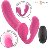 INTENSE - AMY DOPPELVIBRATOR 20 CM ROSA FERNBEDIENUNG - Vanelion Paradise
