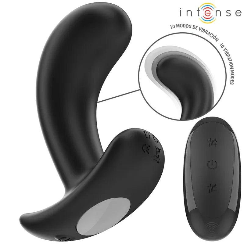 INTENSE - CHANDLER ANAL PLUG 10 VIBRATIONEN SCHWARZ FERNBEDIENUNG - Vanelion Paradise