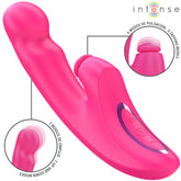 INTENSE - EMI VIBRATOR 13,5 CM MULTIFUNKTION 3 IN 1 10 VIBRATIONEN ROSA - Vanelion Paradise