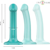 INTENSE - KATIE VIBRATOR MIT SAUGNÄPFEN 10 VIBRATIONEN BLAU FERNBEDIENUNG - Vanelion Paradise